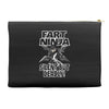 funny rfart ninja Accessory Pouches