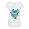 hip hop hibernation Maternity Scoop Neck T-shirt