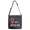 Women's March We are Strong Adjustable Strap Totes