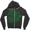 kiss me for luck Zipper Hoodie