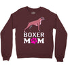 love boxer dog mom funny Crewneck Sweatshirt