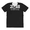 2018 the year of the dog (boxer) eu All Over Women's T-shirt