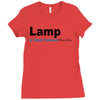 lamp   brick tamland likes this facebook thumbs up mens white t shirt Ladies Fitted T-Shirt
