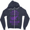 I am a Pancreatic Cancer Survivor - What's Your Superpower? Zipper Hoodie