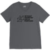 without geometry life is pointless funny math school science nerd geek V-Neck Tee