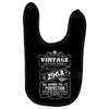 Vintage Aged To Perfection 1968 Baby Bibs