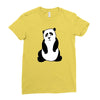 crying panda Ladies Fitted T-Shirt