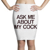 ask me about my cock rooster Pencil Skirts