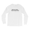 funny t shirt official dog walker. Long Sleeve Shirts