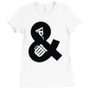 pizza &amp; beer Ladies Fitted T-Shirt