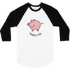 happy pig 3/4 Sleeve Shirt