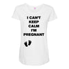 I Can't Keep Calm I'm Pregnant Maternity Scoop Neck T-shirt