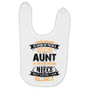 Super Cool Aunt Of A Freaking Awesome Niece Baby Bibs