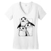 porg Women's V-Neck T-Shirt