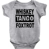 whiskey tango foxtrot Baby Bodysuit