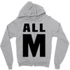 All M Zipper Hoodie
