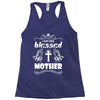 I Am One Blessed Mother Racerback Tank