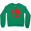 smash bros tribute unisex vinyl Crewneck Sweatshirt
