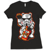 maneki trooper Ladies Fitted T-Shirt