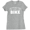 i lost you at i don't bike Ladies Fitted T-Shirt