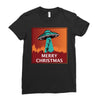 i want to believe santa parody Ladies Fitted T-Shirt