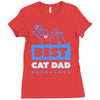 proud cat dad Ladies Fitted T-Shirt