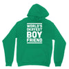 world's okayest boyfriend couple love funny Hoodie