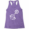 cow says mu Racerback Tank