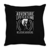 life is a climb Throw Pillow
