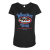wonka boat tours Maternity Scoop Neck T-shirt