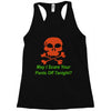 halloween pickup line Racerback Tank