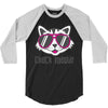 CHECK MEOWT CAT 3/4 Sleeve Shirt