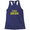 safe sex train gym workout funny gift Racerback Tank