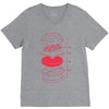 cheeseburger V-Neck Tee