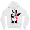 black, red and white Zipper Hoodie