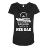 i get awesome husband Maternity Scoop Neck T-shirt