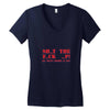 shut up Women's V-Neck T-Shirt