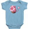 lion in a box Baby Bodysuit