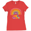 love wins Ladies Fitted T-Shirt