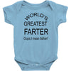 worlds greatest farter Baby Bodysuit