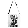 drop like a sloth Adjustable Strap Totes