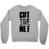cut the net Crewneck Sweatshirt