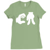 ca cartoon hands Ladies Fitted T-Shirt