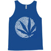 cannabis fingerprinting (white) Tank Top