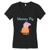 peppa pig mommy pig Women's V-Neck T-Shirt