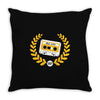 cassette taps Throw Pillow