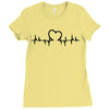 Heart Beat Ladies Fitted T-Shirt