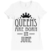 queens are born in june (2) Ladies Fitted T-Shirt