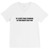 clients think i'm working web site V-Neck Tee