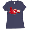 red skinhead bovver boots ideal birthday gift or present Ladies Fitted T-Shirt